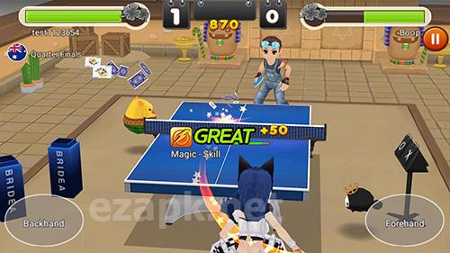 King of ping pong: Table tennis king