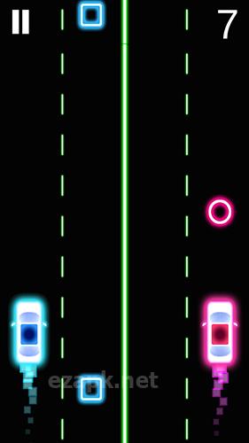 Neon 2 cars racing
