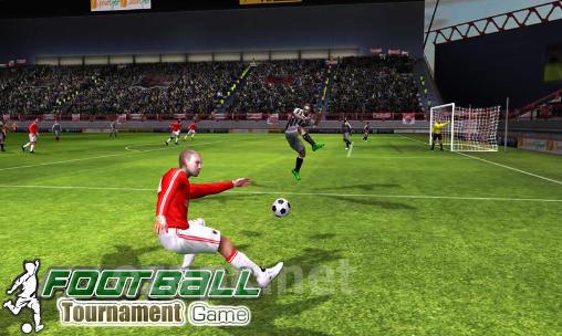 Real football tournament game