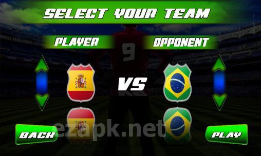 Real football tournament game