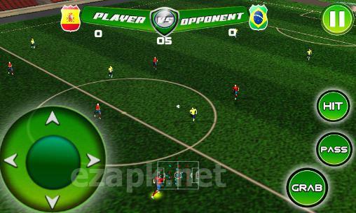 Real football tournament game