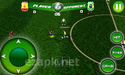 Real football tournament game