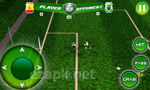 Real football tournament game