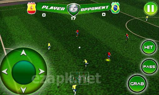 Real football tournament game