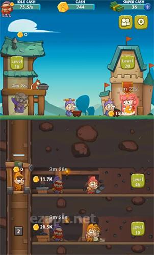 Seven idle dwarfs: Miner tycoon