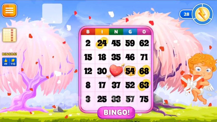 Bingo St. Valentine's Day