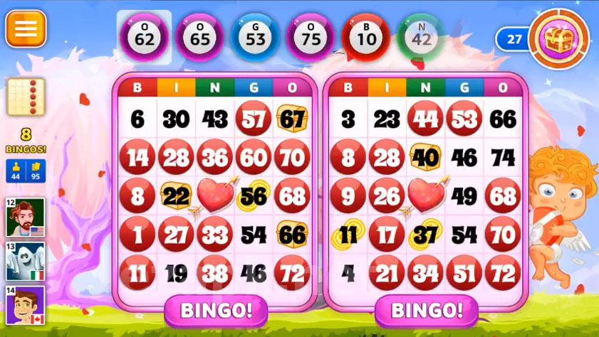 Bingo St. Valentine's Day