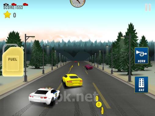 Police car chase