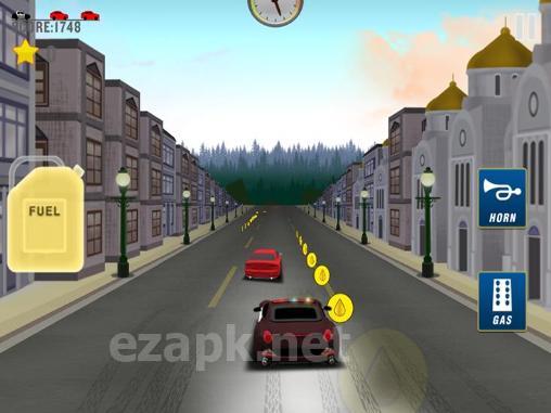 Police car chase