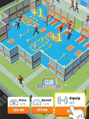 Idle gym: Fitness simulation game