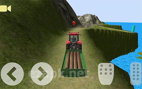 Tractor driver cargo 3D