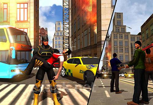 Super Panther flying hero city survival