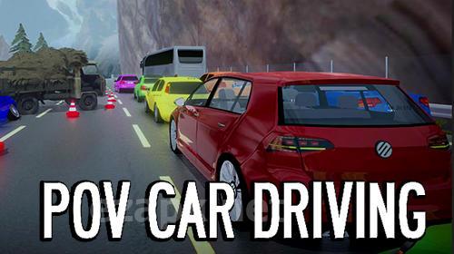 Pov car driving