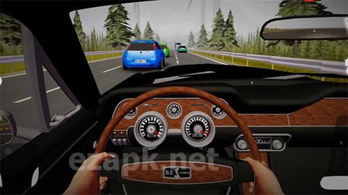 Pov car driving
