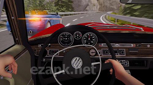 Pov car driving