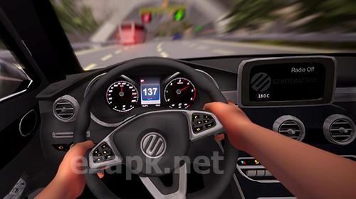 Pov car driving