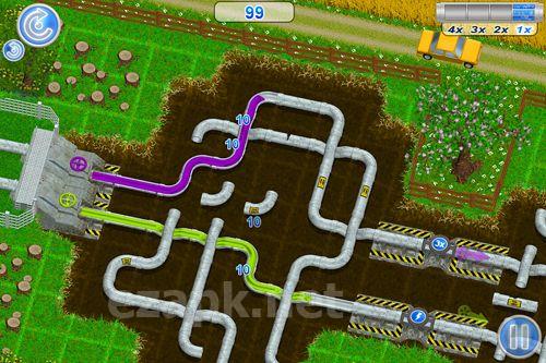 Pipe land roll