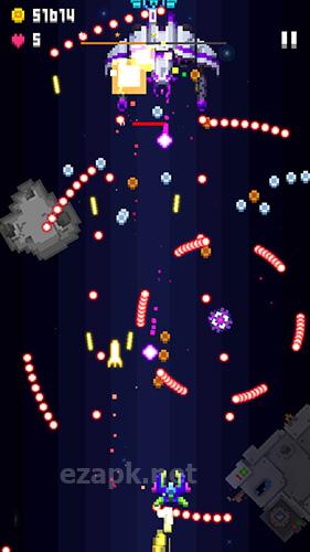 Space war: 2D pixel retro shooter