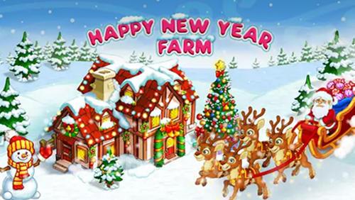 Happy new year farm: Christmas