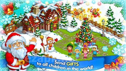 Happy new year farm: Christmas