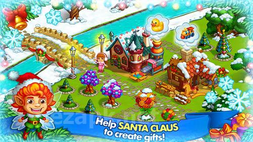 Happy new year farm: Christmas