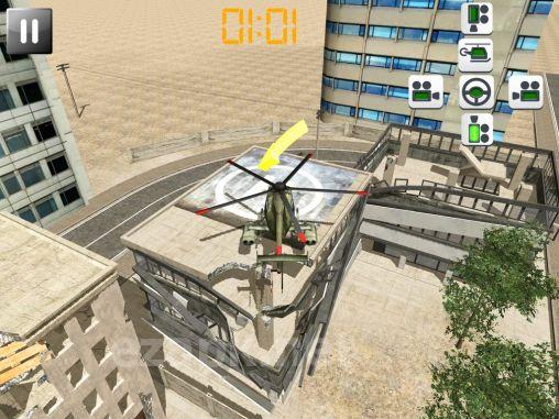 Helicopter rescue pilot 3D
