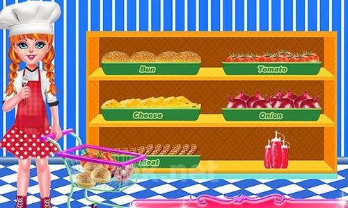 Smoky burger maker chef