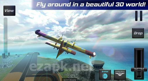 Real pilot flight simulator 3D
