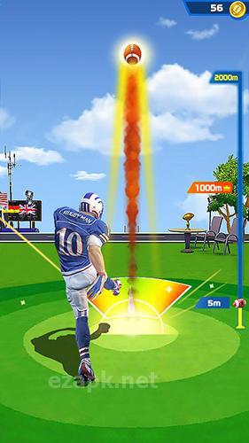 Football field kick