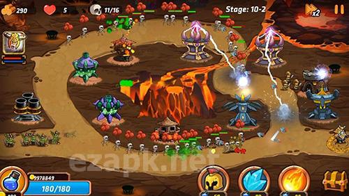Tower defense battle