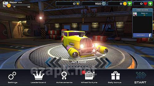 Rocket carz racing: Never stop