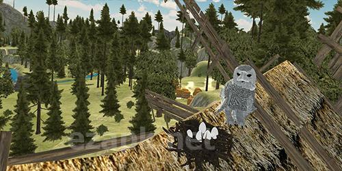 Flying owl simulator 3D
