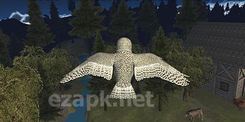 Flying owl simulator 3D