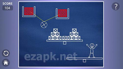 Brain hit on: Stickman rope swing puzzle games