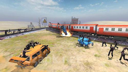 Train shooting: Zombie war