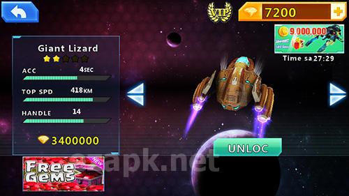 Space racing force 3D