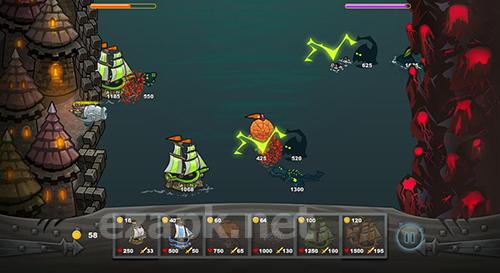 Ships vs sea monsters