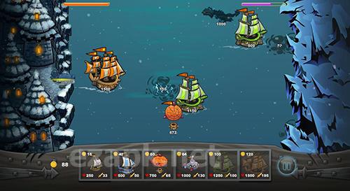 Ships vs sea monsters