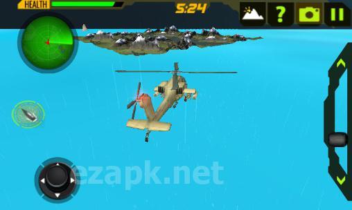Military helicopter: War fight