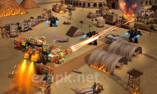 Clash of mech robots