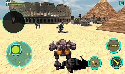 Clash of mech robots