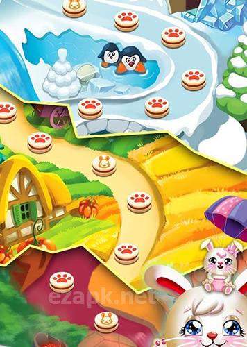 Bunny bubble shooter pop: Magic match 3 island