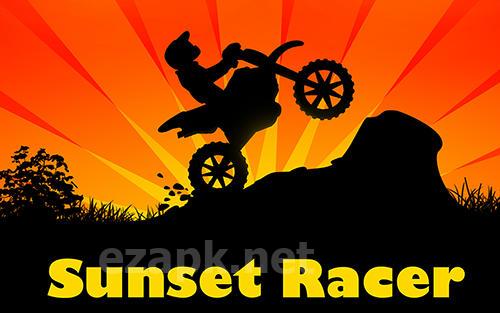 Sunset bike racer: Motocross