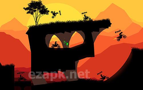 Sunset bike racer: Motocross