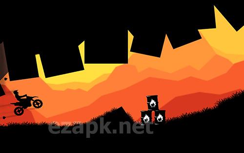 Sunset bike racer: Motocross