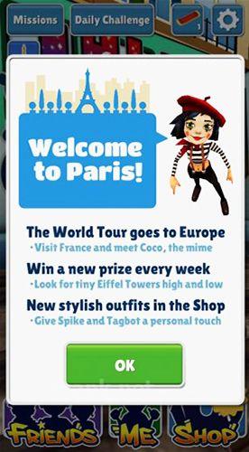 Subway surfers: Paris