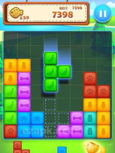Pet block puzzle: Puzzle mania
