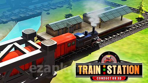 Train station conductor 3D