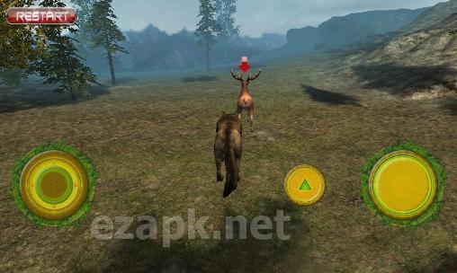 Real wolf simulator