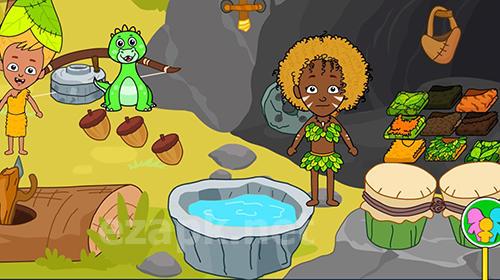 My stone age town: Jurassic caveman games for kids